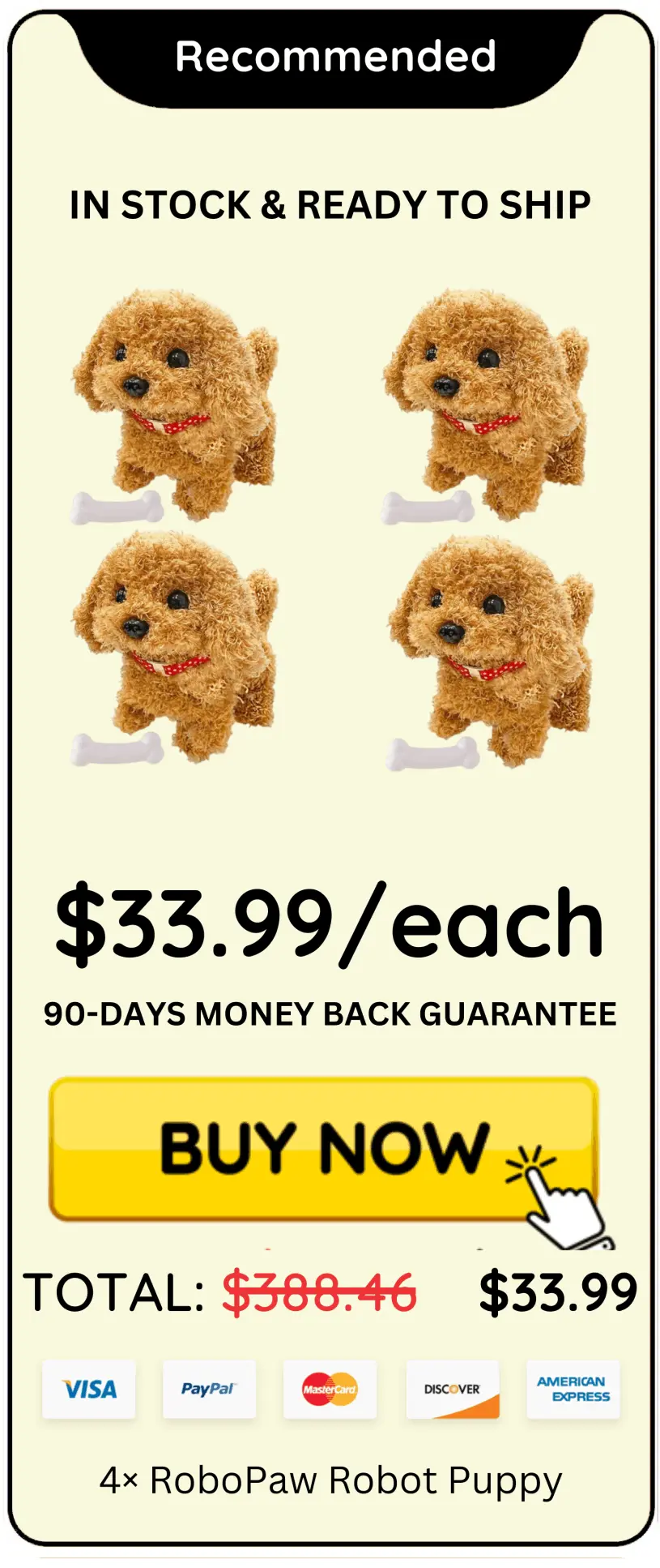 RoboPaw Robot Puppy offer price 