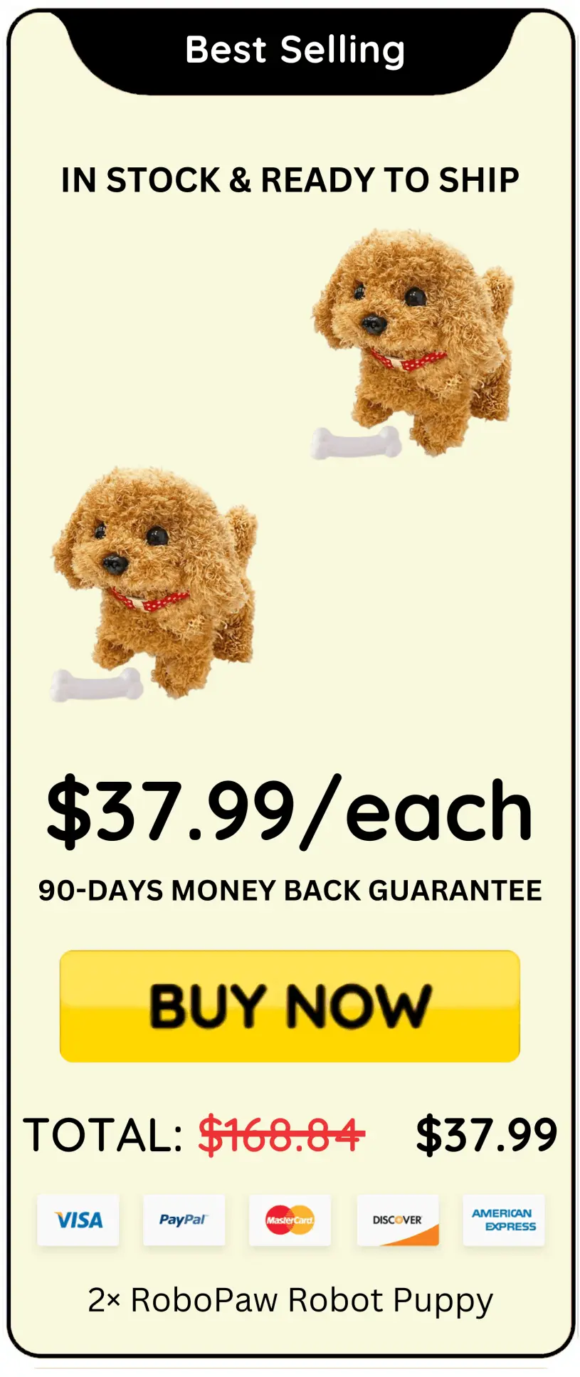 RoboPaw Robot Puppy offer price 